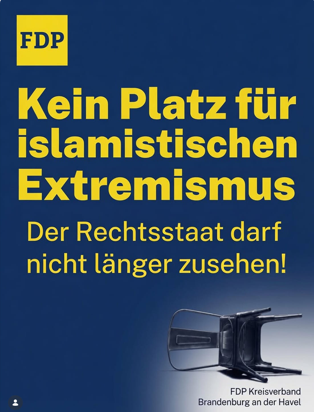 Kein Platz für Islamistischer Extremismus